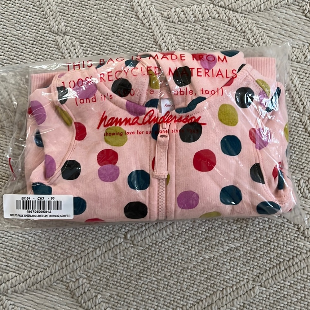 New never opened Hannah Anderson girls 18-24 mo hoodie sweatshirt